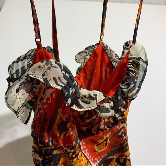 Nine West ruffled cami dress - Picture 8 of 11